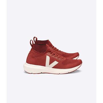 Veja V-KNIT VEJA X RICK OWENS MID Løpesko Herre Rød | NO 155FDN